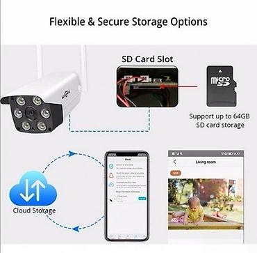 ormar od punog drveta: 🎥 IP WiFi P2P HD KAMERA 2MP / 3MP / 5MP FullHD 1080P • IP66 • Noćno — 6