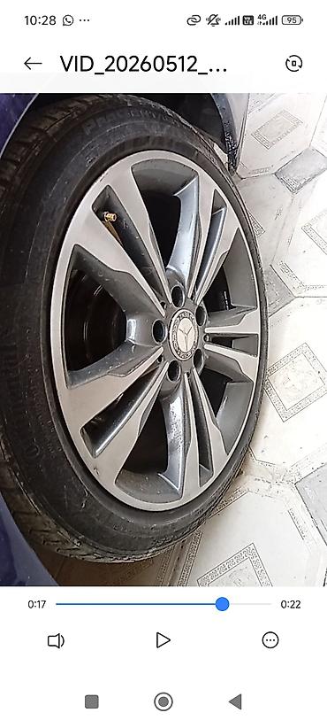wam disk: İşlənmiş Disk təkər Mercedes-Benz R 18, 4 Boltlu — 1