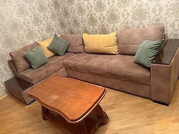reception masa: İşlənmiş, Künc divan, Qonaq otağı üçün, Açılmayan — 2