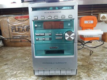 Audio tehnika: Philips MC160+zamenski daljinski. ispravna linija, cd, dek i radio