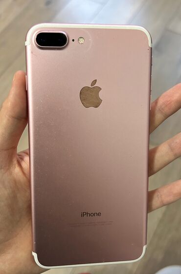 iphone 6 plus v: IPhone 7 Plus, Б/у, 32 ГБ, Розовый, 100 %