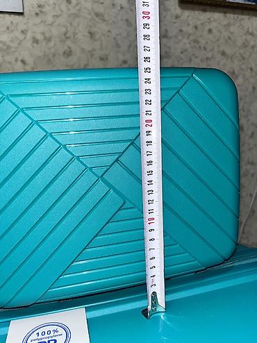 Чемоданы: Чемодан, Новый, Материал: Пластик, Большой (более 70 л), Кодовый замок, С выдвижной ручкой, Вращающиеся колеса на 360° at lalafo.kg — 13 Чемоданы: Чемодан, Новый, Материал: Пластик, Большой (более 70 л), Кодовый замок, С выдвижной ручкой, Вращающиеся колеса на 360° — 13