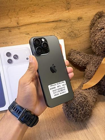 86: IPhone 16 Pro Max, 256 ГБ, цвет серый/титановый оттенок. Ключевые — 2