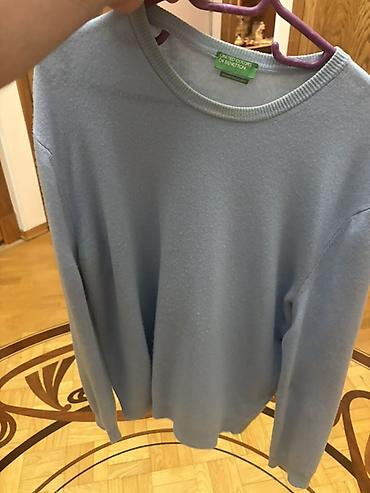 Кофты, свитеры: Кофта, Benetton, XL, цвет - Голубой — 1
