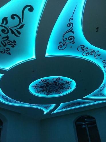 Натяжной потолок: Натяжной потолок Глянцевое, Матовое, 3D потолки Гарантия, Бесплатная консультация, Бесплатный замер — 9