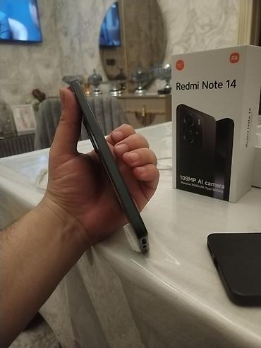 sim operator: Redmi Note 14, 256 GB, rəng - Qara, Sənədlərlə, Zəmanət, Sensor — 5