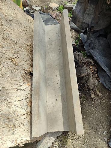 Тротуарные бордюры: Бордюр, латок, люк. Бордюрдун баардык түрү Узуну 50см, 1м Бийиктиги — 6