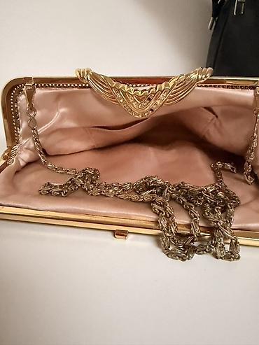 nakit pozarevac: Elegantna večernja torbica – zlatni „mesh“ clutch - Materijal — 2
