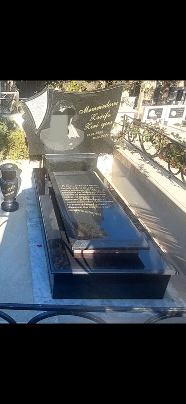 Başqa xidmətlər: İstənilən ölçü və formaya görə məzar daşlarının — 13