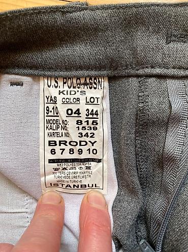 polo assn: Məktəbli forması, Uniseks, 9 - 12 ay, İşlənmiş — 6