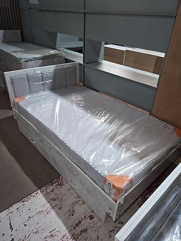 bed sheets: Односпальная кровать, Новый, С ящиком для хранения, длина - 200 см — 4