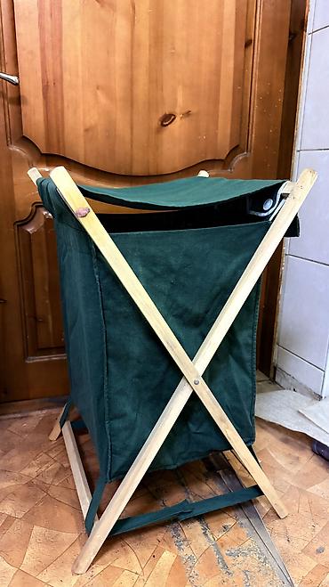 Корзины для вещей: Корзина для вещей, цвет - Зеленый, Б/у — 10