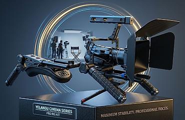 qaz plitə: YELANGU Cinema Series – Professional Kamera Rig Dəsti - Universal — 4