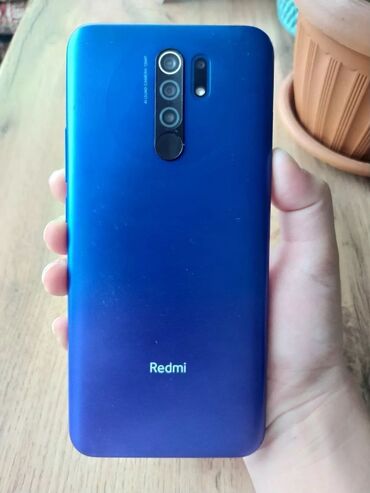 6 gb ram: Xiaomi, Redmi 9, Б/у, 4 GB, цвет - Синий, 2 SIM