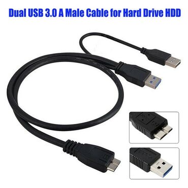 кабели и переходники для серверов 1 8 м: Кабель 2 х USB 3.0 A - USB 3.0 Micro -B Кабель USB 3,0 super speed