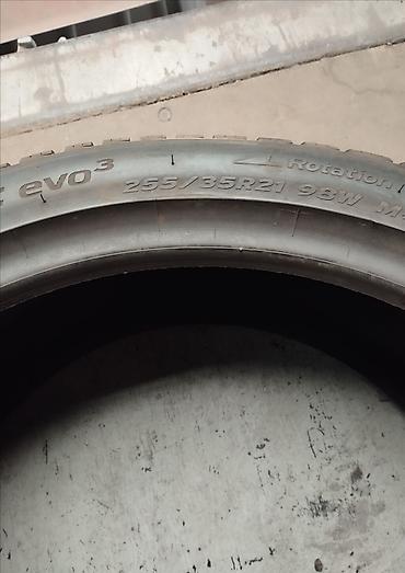 50 55: Шины 255 / 35 / R 21, Зима, Б/у, 1 шт, Легковые, Корея, Hankook — 2