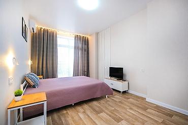 hotel osh: 1 комната, Бишкек Парк ТРЦ, Душевая кабина, Постельное белье, Кондиционер — 9