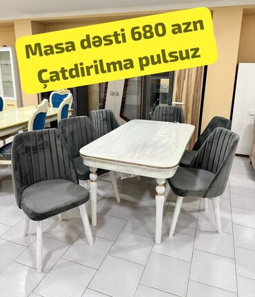 Uşaq mebeli: Qonaq otağı üçün, Yeni, 6 stul