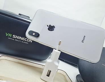 Apple iPhone: IPhone X, Б/у, 64 ГБ, Серебристый, Зарядное устройство, Чехол, Наушники, 100 % — 14