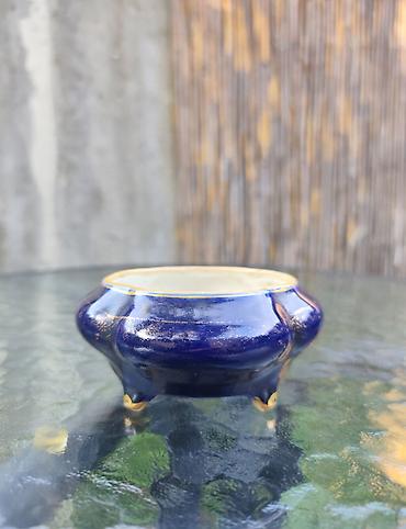 barokna ogledala: Porcelanska činija„Echt Cobalt” – Martinroda - Materijal: fini — 1