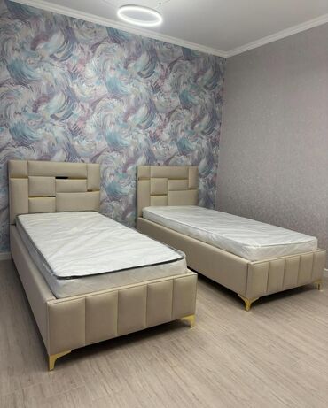 Новый, Односпальная кровать, Без подьемного механизма, С матрасом, Без выдвижных ящиков, Азербайджан