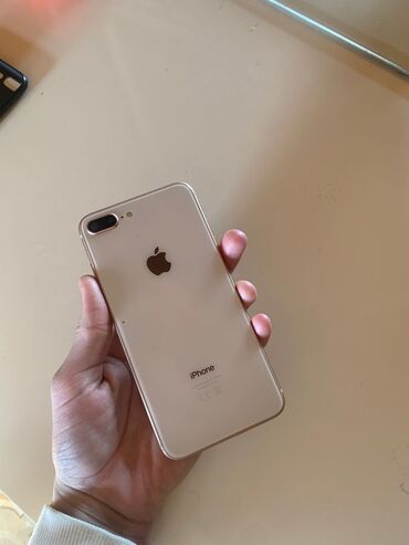 iphone 12 max: IPhone 8 Plus, 64 GB, Rose Gold, Barmaq izi