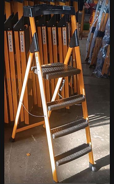 Nərdivan “Venus” 3+1 👉Yeni 4 pilləli nərdivan modeli, materialı