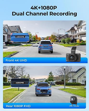 azdome m330: AZDOME M17 Pro 4K Ön + 1080P Arxa Dash Cam AZDOME M17 Pro avtomobil — 2
