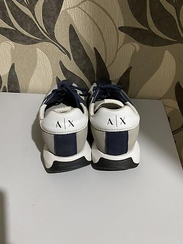 мужские сапаги: Мужские кроссовки, 43, 44, Armani Exchange, Б/у, цвет - Белый, Самовывоз, Платная доставка — 4