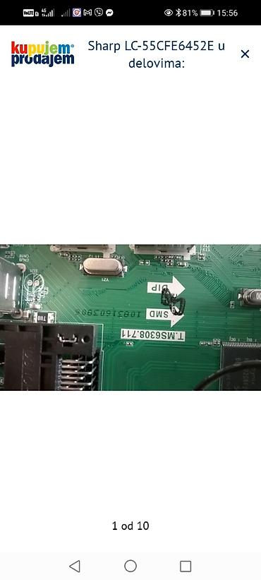 Aksesoari za TV i video: Sharp LC-55CFE6452E – delovi Dostupni originalni delovi sa modela na lalafo.rs — 2 Aksesoari za TV i video: Sharp LC-55CFE6452E – delovi Dostupni originalni delovi sa modela — 2