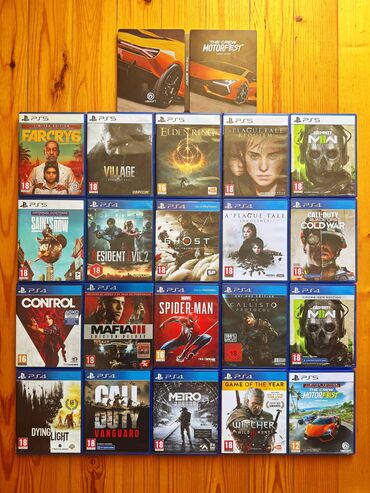 Oyun diskləri və kartricləri: PS5 Steelbook The Crew Motorfest - 90 azn PS5 Steelbook CoD MW 2 - 60