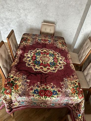 mexmer: Masa örtüyü – klassik naxışlı, məxməri fakturalı - Forma və ölçü — 5