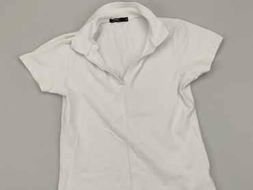 białe t shirty dekolt v: Koszulka polo, Carry, S, stan - Dobry