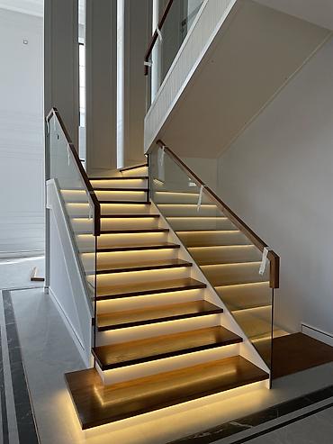 Деревянные лестницы: Деревянная лестница Для дома, Бесплатная доставка, Вид дерева: Лиственница, Форма лестницы: Прямая, Стиль: Лофт — 1