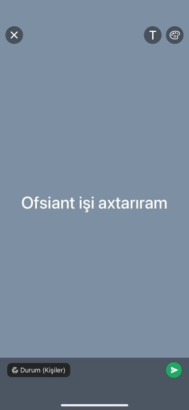 Ev personalı və təmizlik: Ofisiant işi axtarıram. Hal-hazırda ofisiant vakansiyası axtaran