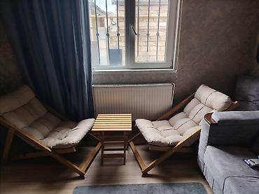 balkon stol stul: Для балкона, Б/у, Квадратный стол, 2 стула — 4