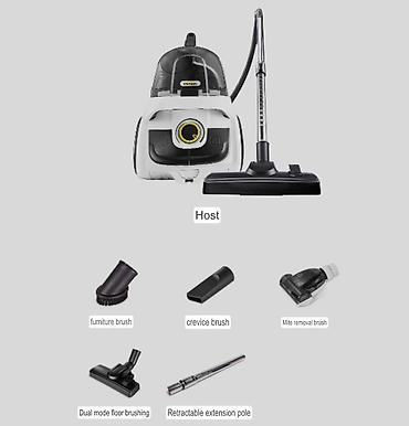 Пылесосы: Пылесос, Karcher, Стандартный, Влажная, Паровая, Смешанная, Мешок, Циклонный фильтр, Фильтр для воды — 29