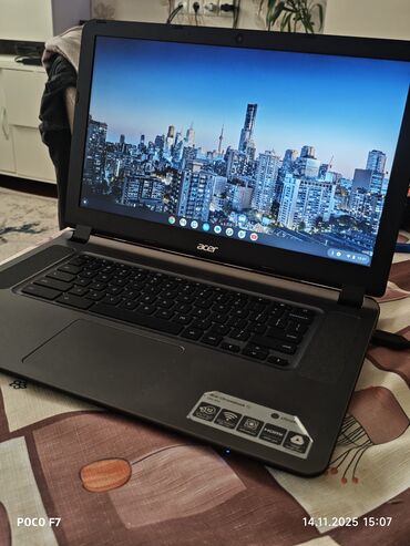 Acer: Acer Chromebook 15 (CB5-571) noutbuk Xüsusiyyətlər: - 15.6" geniş — 10