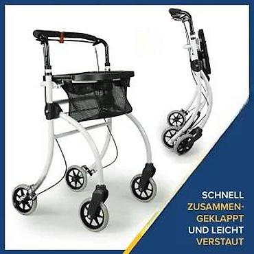 Hodalice, štake, štapovi za hodanje, kolica za hodanje: Unutrašnji rolator sa korpom – DRIVE Roomba Indoor Walker - Lagan i — 11
