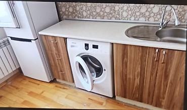 Mətbəx dolabları: Mətbəx asma dolabları dəsti - Rəng: açıq krem - Material: laminat/MDF — 4