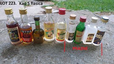 Ostali predmeti za umetnost i kolekcionarstvo: Mini Bottle unučići fraklići čokanji IV Kao sa slika — 12