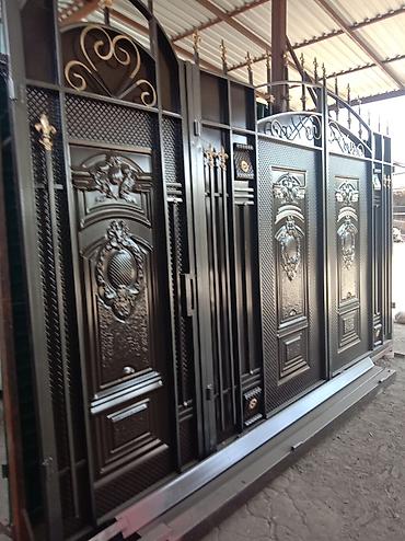 Откатные ворота: Зимняя росрпрадажа ворот для дома — 6