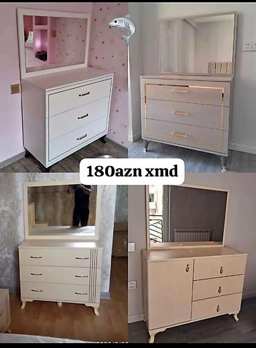 guzgulu kamotlar: Güzgülü komod dəsti - Model: müxtəlif dizaynlı güzgülü komodlar - — 1