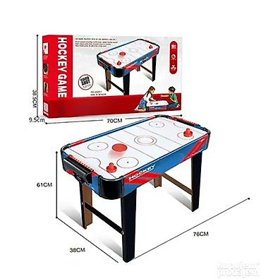 ps torba: Veliki drveni sto za hokej 🏒🪵 Model 50-00-4500-00 Zabava za celu — 1