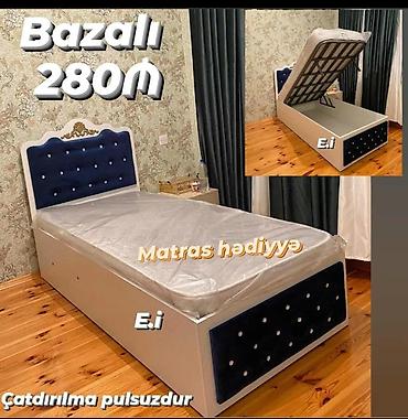 Çarpayılar: Yeni, Təknəfərlik çarpayı, Bazasız, Matras ilə, Siyirməsiz — 3