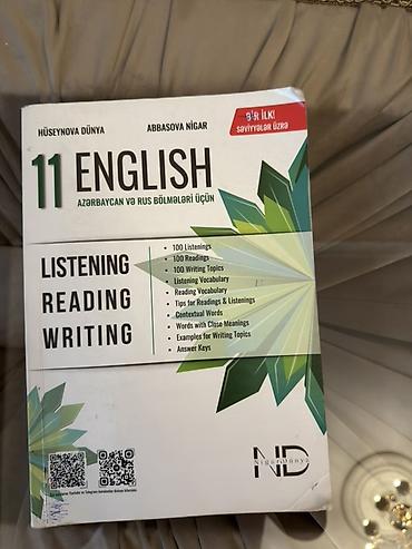 dunya xertesi: Məhsul: “11 English – Listening, Reading, Writing” hazırlıq kitabı — 1