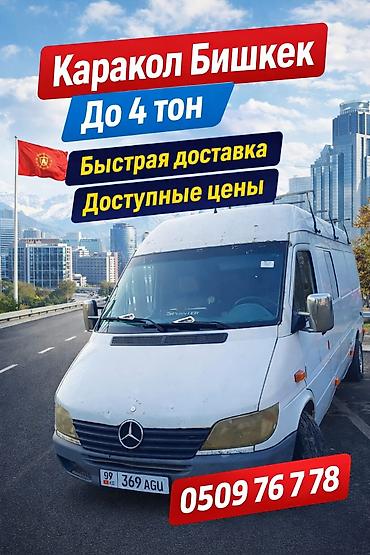 темир яшик: Грузоперевозки на Mercedes-Benz Sprinter - Маршруты: Бишкек — Каракол — 2