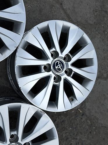 44 2: Литые Диски R 15 Toyota, Комплект, отверстий - 5, Б/у — 6