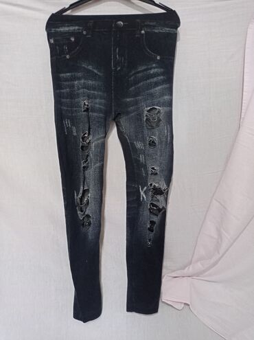 джинсы mavi: Повседневные брюки, Высокая талия, Лето, L (EU 40)