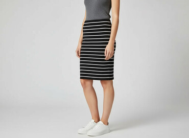 spódnice letnie plus size: H&M, Women`s skirt, size L